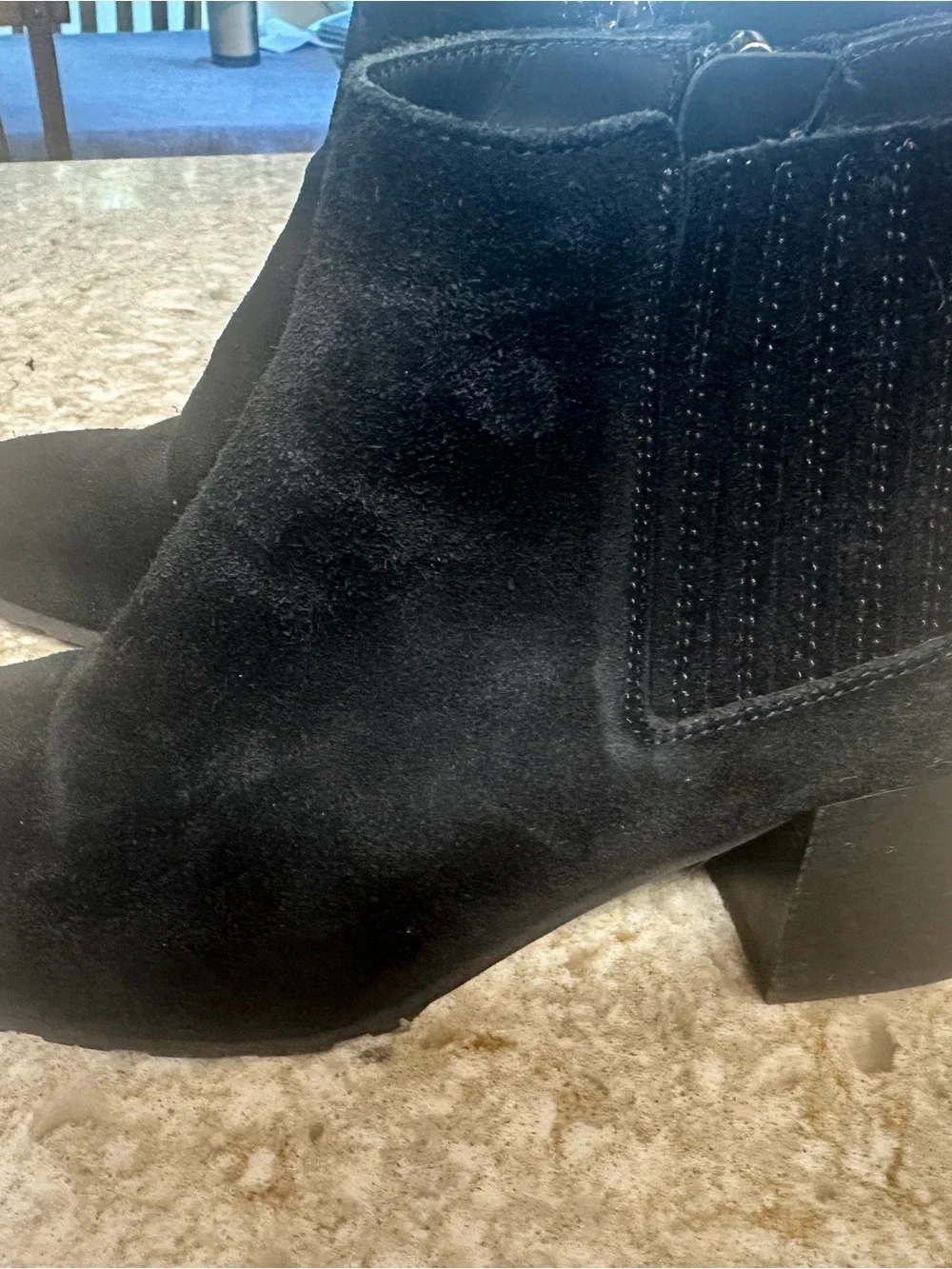 Aquatalia Women's Black Suede Ankle Booties - 9